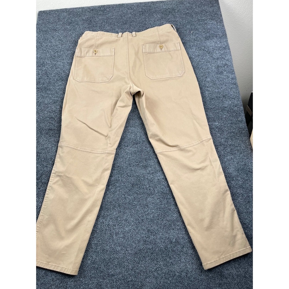 Banana Republic Womens Pants Khaki Size 12 Straight Leg Chino  Cotton - Picture 8 of 9